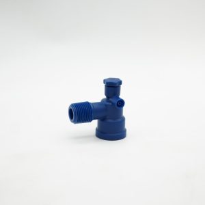 Mr. Mister 1/2" Bleeder Valve MPT Blue Poly