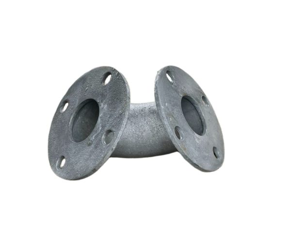 Flanged Elbow, Galvanized 2-5/16"