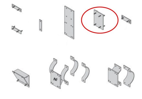 Netafim Center Drive Mount Adapter