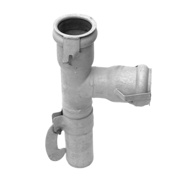 Inline Band and Latch Tee Galvanized